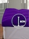 MAXQON Mattress Topper 10CM Thickness Quilted Microfiber 900gsm, Color Purple, Double Size 140x200cm