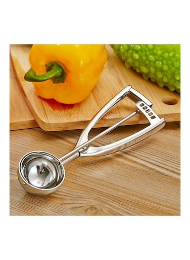 Cream Spoon Scooper Silver 23 x 7 x 4cm