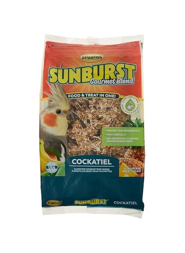 Higgins Sunburst Cockatiel Dry Food - 3LBS