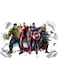 NALACAL Superhero Wall Sticker Detachable PVC Material 3D Cartoon Wall Sticker for Kids Room Bedroom Wall Decor, 16 inches x 24 inches