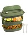 2-Layer Bento Lunch Box: 1550ml Bento Box for Kids Adults with 3 Compartments, Leakproof Lunch Box Containers with Handle Japanese Stackable Lunch Box, Meal Prep Containers for School &amp; Office