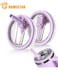 2 Pack 40 oz Tumbler Flip Straw Lid Replacement for Stanley Cup, Reusable Cup Cover, Splash Resistant, Proof Lid, Purple