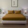 MUSA Striped 3 Piece Fitted Sheet Set California King Size - Mocha