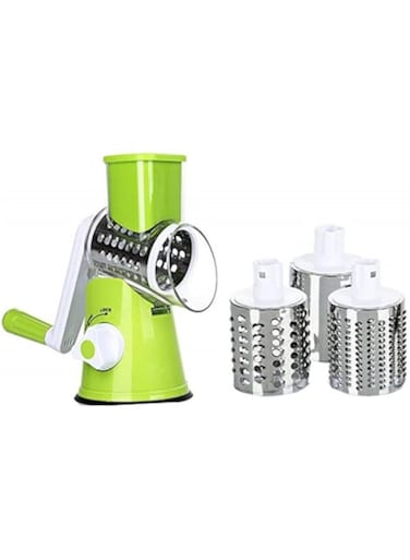 Dubai Gallery 4-Piece Vegetable Slicer Green 15 X 10 X 17 Centimeter Green 15 X 10 X 17Centimeter