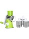Dubai Gallery 4-Piece Vegetable Slicer Green 15 X 10 X 17 Centimeter Green 15 X 10 X 17Centimeter