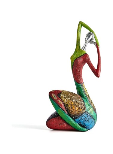 Octdays Art Female Sculpture Figurines, Abstract Woman Statue for Living Room Cabinet, Yoga Sculpture, Table Decorations for Living Room Office - B