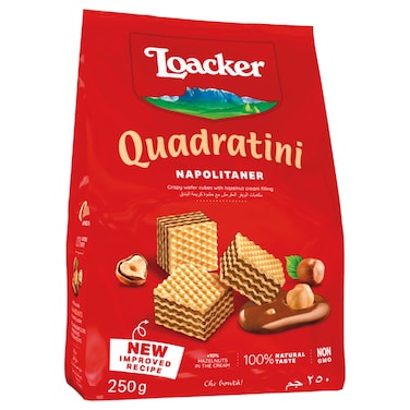 Loacker Quadratini Napolitaner Wafer, 250g