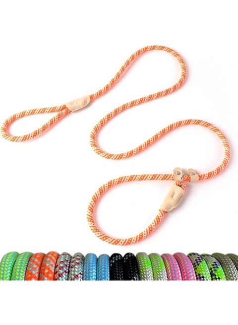 Slip Lead Dog Leash,5 FT x 1/2&quot; Slip Leads Rope Pet Training Leash for Puppy,Small Medium Large Dogs,No Pull Behavior Training Loop Leash for Pet Dog Walking