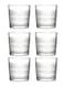 6 Pieces Rain Whisky Tumbler, 300 Ml, 87 Mm Height, 87 Mm Diameter Clear