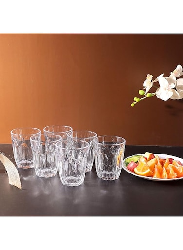Royalford Glass Tumbler Set, 6 pieces erfect for Home, Restaurants and Parties   Dishwasher&hellip;