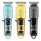Professional Hair Clipper T-Blade USB Rechargeable Trimmer with LED Display &amp; Li-Ion Battery