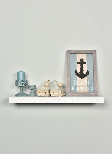 HOME Elizabeth Floating Shelf White