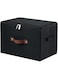 VinneGenzz Storage Bins with Zipper Lid Cotton Linen Fabric Lidded Storage Baskets Boxes Foldable Washable Closet Shelf Clothes Organizer Container with PU Leather Handles (Black, Large Size)