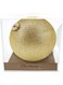 Christmas Magic Glitter Bauble, 15 cm Diameter, Gold