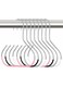 Hat Hangers, Closet Hat Organizer for Baseball Caps, Wall-mounted Hats Storage Rack for Scarves, Belts, Headwear, Adjustable Hats Holder for Bedroom, Closet, Wardrobe, Entryway (4 color, 8 Pack)