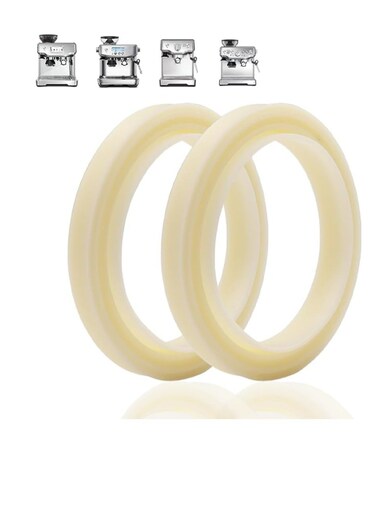 2PCS 54mm Silicone Steam Ring for Espresso Machine，Grouphead Gasket Replacement Part