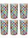 - Pack 300Ml Colorful Mosaic - Patterned High - Borosilicate Glass Cups - Stylish &amp; Durable For Beverage