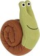 Sorandy Squeaker Plush Pet Toy Soft Tough Chew Resistant Sturdy Snail Shape Sound Exquisite Doll Reinforced Seams Chew Guard Technology for Dogs Puppies Small