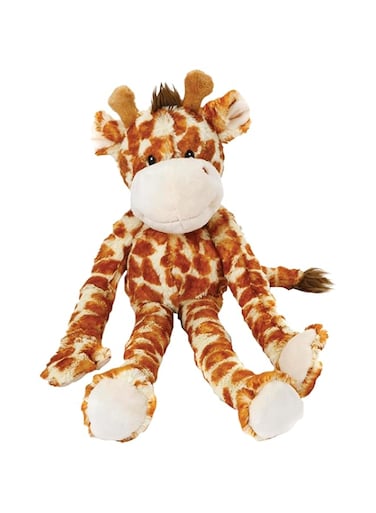 MULTIPET Swingin 19-Inch Large Plush Dog Toy with Extra Long Arms and Legs with Squeakers