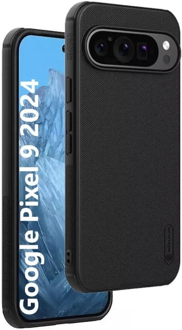 Google Pixel 9 Pro Case Cover,Super Frosted Shield Pro Matte All-Round Protection Anti-scratch Slim Luxury PC Hard Protection Back Cover for Google Pixel 9 Pro 5G 2024 Black