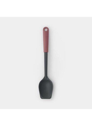 Brabantia Tasty+ Serving Spoon Plus Scraper, Grape Red