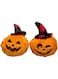 Halloween Pumpkin Dog Squeak Toy Aggressive Chewers, Durable Dog Squeaky Toys, Stuffed Animals Toys with Cotton Material, Durable Chewing Toys