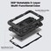 Case for Samsung Galaxy Tab A9 8.7 Inch 2023 Model (SM-X110/X115/X117) With Screen Protector &amp; 360 Degree Swivel Kickstand &amp; Hand Shoulder Strap Case for Galaxy Tab Tab A9 8.7 inch-Black