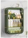 Makeup Organizer &amp; Display Shelf with Dustproof Tissue Holder   Vanity Storage Cabinet for Bathroom, Bedroom &amp; Dressing Table