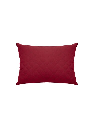 Cotton Plus Pillow Hypoallergenic Side And Back Sleeping Pillows For Neck And Shoulder Support Red