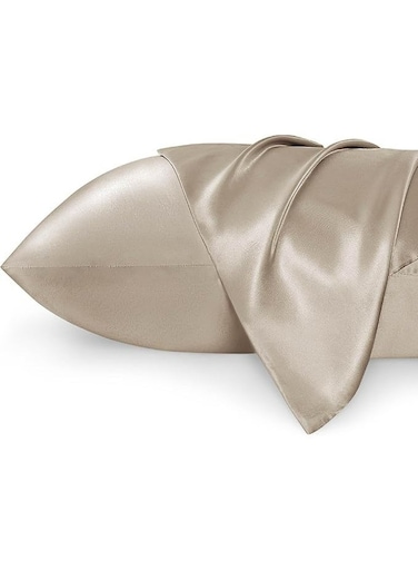 Luxurious Mulberry Silk Pillowcases,20 Momme Satin Weave, Hypoallergenic Solid Color Envelope Closure, Machine Washable, Designed for Hair and Skin,20-25gsm