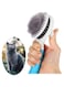 1 Pcs Cat Grooming Brush, Self Cleaning Slicker Brushes for Dogs Cats Pet Grooming Brush Tool Gently Removes Loose Undercoat, Tangled Hair Slicker Brush for cats Massage-Self Cleaning-Upgraded (BLUE)