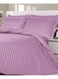 UAE - complete duvet cover set with fitted sheet (4 pieces) soft luxurious bed sheet quilt covers and pillow -Duvet Cover -Fitted Sheet -Pillowcase (Pink, King)