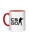Styles Counter Strike Printed Mug White/Red 10cm