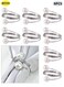 Silver Pearl Napkin Rings Retro And Simple Style Silver Napkin Ring Pearls&iuml;&frac14;&OElig;Silver Metal Electroplated Napkin Rings For Family Dinner Wedding Table Decoration Birthday Party Decoration