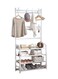 Multi-Layer Shoe Rack White 80x25.5x152.5cm