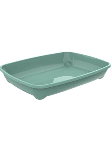 Moderna Arist-O-Tray-Cat Litter Tray 36.7 x 27.1 x 6.2 cm-Green