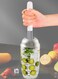 ml transparent blender shake bottle set - 4-piece detachable cups, equipped with stainless steel mashing rods   Suitable for crushing ice and processing fruits for lemon tea, watermelon and passion fruit beverages