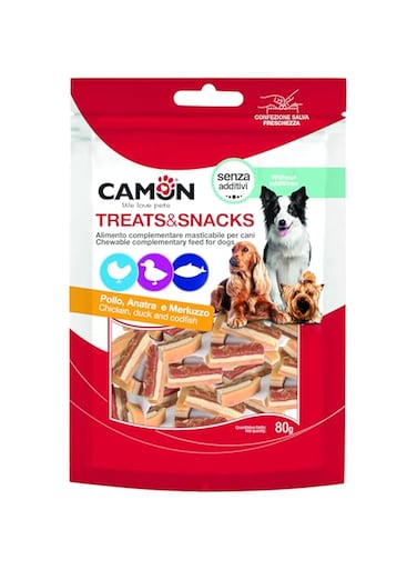 Camon Chicken Duck and Codfish Bites (80G)