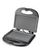 Impex Sandwich Maker 2 Slice, 750W Non Stick Coated Plates, Power &amp; Ready Indicator Light, Cool Touch Handle, Skid Resistant Feet, Compact Design with 218x127mm Plate Size - SW 3601 Black