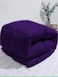 MAXQON Mattress Topper 10CM Thickness Quilted Microfiber 900gsm, Color Purple, Twin Size 120x200cm