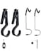 Azonee 4 Pcs Tent Canopy Clip Light Hooks Clothespin Multifunctional Tent Canopy Clip Outdoor Camping Equipment Accessories