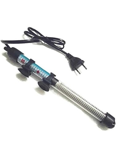 B&amp;K Fish Tank Aquarium Heater Quartz Glass Auto Thermostat Submersible Water Heater Rod (100W)