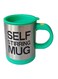 Stirring Mug Silver/Black/Green
