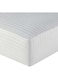 COLLECTION Stripe LIGHT GREY Super King Fitted Sheet 200x200 cm with 2 Pillow Cases