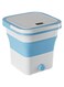 ZABIA Foldable Mini Small Portable Washer Washing Machine for Apartment, Laundry, Camping, RV, Travel, Underwear, Socks, Baby clothes (110V-240V) (Blue)