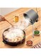 Tabletop Range Hood, Cooking Fan, Portable Exhaust Hood, Range Hood with Changeable Filter, Desktop Hood with 3-Speed Exhaust Fan, Kitchen Vent for BBQ, Cooking, Hot Pot