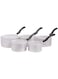Tiger Aluminum Tiger Sauce Pan 5 Pieces, Silver- Tasp.S