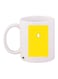 Snapchat Logo Printed Coffee Mug White/Yellow/Black
