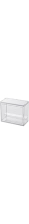 athus Acrylic Display Case Clear Display Storage Box Countertop Cube with Removable Ladder for Collectibles, Action Figures, Miniature Figurines Dustproof Protection Storage &amp; Organizing, Clear