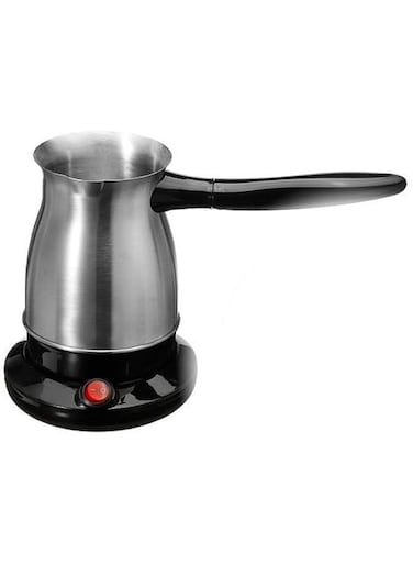 MISBAH Turkish Coffee Maker, 500 mL/5 Cup Capacity, Stainless Steel, Electric